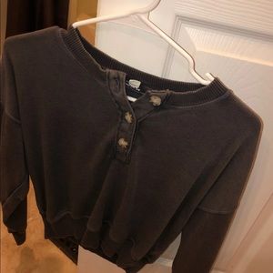American Eagle buttoned top